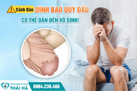 Cảnh Báo: Dính Bao Quy Đầu Có Thể Dẫn Đến Vô Sinh Ở Nam Giới !
